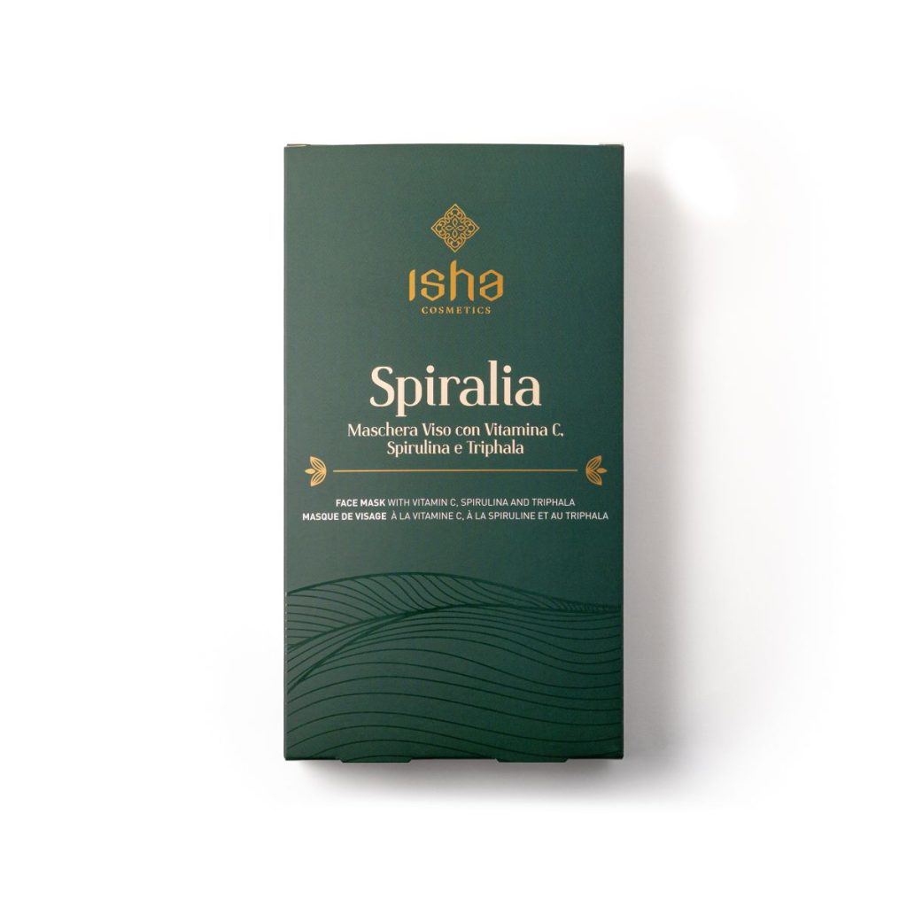Spiralia Maschera Viso con Vitamina C, Spirulina e Triphala